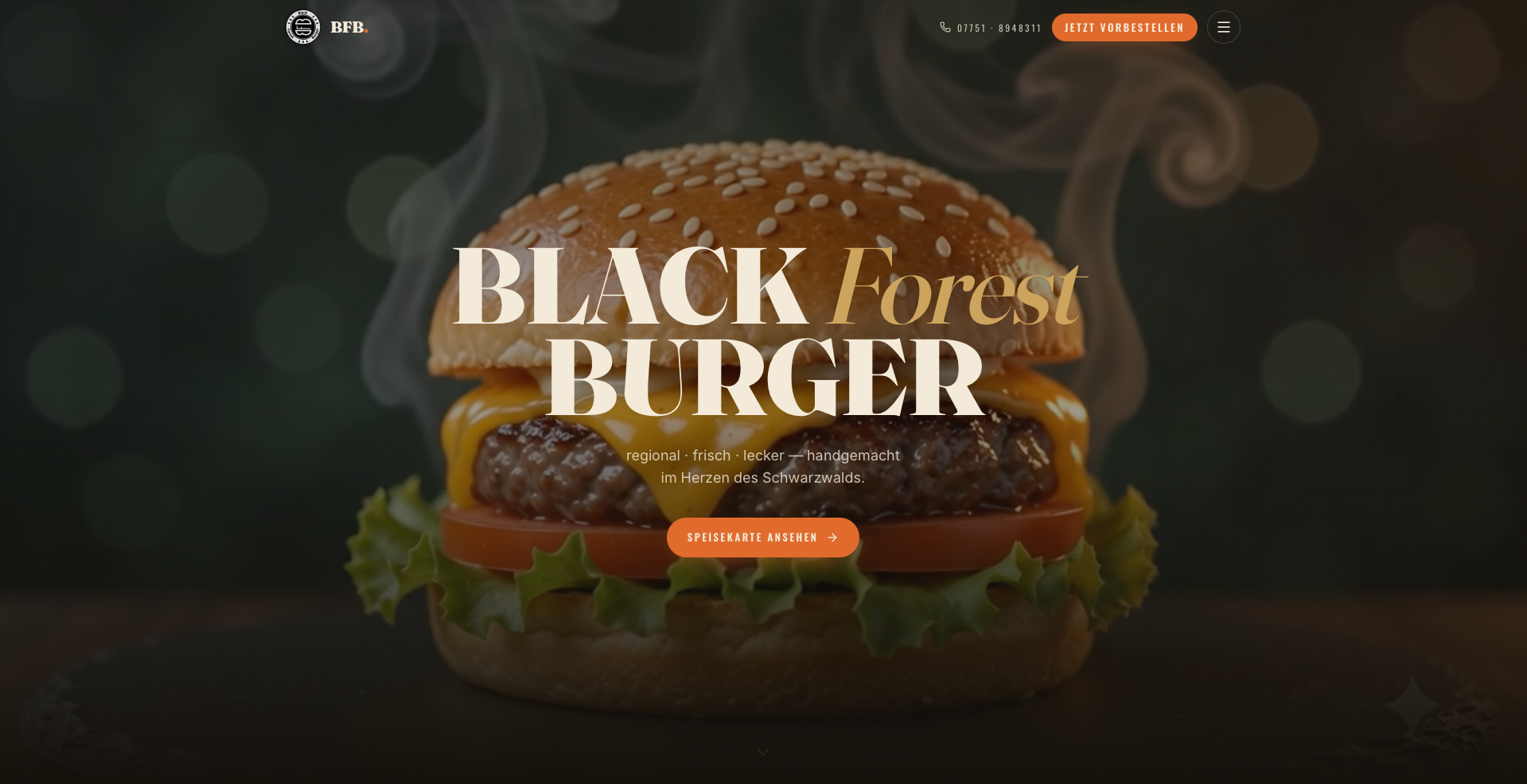 Black Forest Burger Referenz